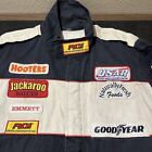 Hooters Jacket Racing Pit Crew Shirt Button Fire Resistant Nomex Nascar Mechanic