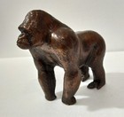 Metal Gorilla Decorative Shelf Top Figurine Statue Sculpture Antique Copper Look