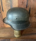 Original Wwii M42 Stahlhelm W  Original Paint 