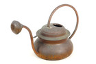 Vintage Flower Watering Can Solid Copper  Floral Vegetable Garden Water Kettle
