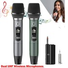 2 X Wireless Microphone Set  Wireless Two Microphone For Karaoke Machine Singing