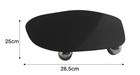 Slick Black Snuff Powder Plate   Snuff Board   Snuff Tray