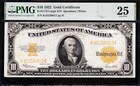 Very Nice Bold   Crisp Vf  1922  10 Gold Certificate  Pmg 25  Free Ship  56912
