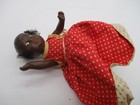 Vintage Handmade Primitive Topsy Turvy Black   White Doll