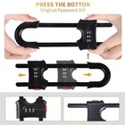 4 Pack U-shaped Sliding Cabinet Locks Multifunctional Child Safety Lock Adjus   