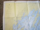 1957 Nautical Chart -- Casco Bay  Maine -- Portland  Freeport  Brunswick
