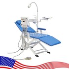 Dental Foldable Portable Folding Chair unit Air Turbine Dentist Led Exam Light