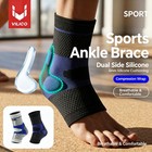 1 2 Ankle Support Brace Compression Sleeve Sports Running Gym Injury Pain Relief