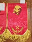 New  Banner Pennant Of The Ussr Lenin Red Banner Star 1980 