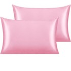 2 Pack Satin Silk  Pillowcases For Hair And Skin  Silky Soft   Luxurious Bedding