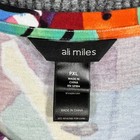 Ali Miles Shirt Top Blouse Womens Pxl Petite Xl Geometric Long Sleeve New
