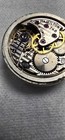 Vintage Hamilton 748 18 Jewel Pocket Watch Sterling Silver Keystone Case Runs
