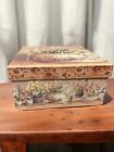 Tri Coastal Design 1 With Lid Decorative Storage Box Floral 7x7x3 75