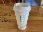 Travel To Go Starbucks  Coffee Tumbler Reusable Plastic Cup Grande 16oz
