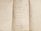 1845 Antique Deed With Platt Map Salisbury Pa Fred Diller Baker Henry Coffroads