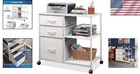 Freestanding 3-drawer Lateral Filing Cabinet With Open Shelf For Home Office