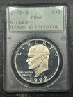 1972 S Eisenhower Ike Dollar Pcgs Proof Pr67 Ogh Rattler Frosty   Deep Mirrors