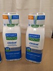 Lot Of 3 Smartmouth Clinical Mouthwash Clean Mint 16 Oz Sealed Exp 02 2029