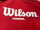 Vintage Red Wilson Tour Tennis Racket Shoulder Bag