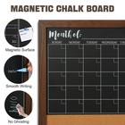 Chalkboard Calendar Corkboard Combo 18 x24 bulletin Magnetic For Wall