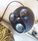 Vintage Lot Ornate Brass   Metal Westwood Lamp Parts  Spacers Electrical Part