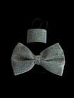 New Large Cheerleading Bow Rhinestone Tailless Competition Hair Bow Pony Lot 2