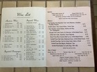 Vintage Menu From Las Vegas  Cafe Continental At The Stardust Hotel   Showgirls 