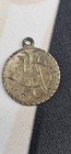 1888 Seated Liberty Dime Love Token Silver  900 Pendant Monogram Initial H