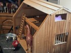 Breyer Wooden Model Horse Stable barn W  Stalls  Loft   Ladder  grace 