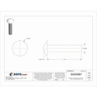 Solid Rivet  Brazier Head  0 25 In Dia   1 25 In L  Aluminum Body  50 Pk 