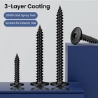 Bnuok  8 X 1-1 2 Inch Wood Screws Phillips Modified Truss Head Stainelss Stee   