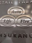 State Farm Insurance Classic Logo Sign  15   x15    Square Aluminum With Screws