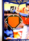 George Springer 2017 Donruss Diamond Collection Jersey Patch Astros Dc-gs
