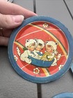 Vintage 1940s-m 50s Childs Tin Litho Tea Set 3 Little Kittens 3 Plates