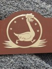 Drake s Cakes Metal Advertising Sign Goose Logo Confection Snack Webster 27x6