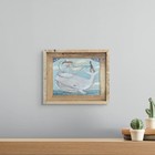 Melinda Kirkpatrick New England Folk Art Painting - Whale  American Flag   Eagle