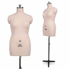Dress Form Height Adjustable Sewing Mannequin Female With Stable Metal Base Mann