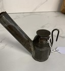 Antique Coal Miner   s Oil-wick  Teapot Lantern 