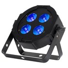 2 American Dj Eliminator Lighting Mega Hex L Par Rgbla uv Led Wash Lights remote