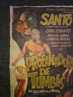 1966 Santo Profanadores De Tumbas - Lucha Libre Movie Poster - Mexico -27  X 37 