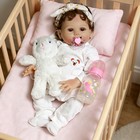 Realistic Reborn Dolls Newborn Baby Girl Doll Full Body Vinyl Silicone Toddler