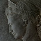 Antique Bronze Plaque Of Saint Helena Circa The Late 19th C 