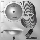 Turbro Pond De-icer  Floating Pond Heater With 32 8 Ft  Ul Approved Cord