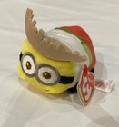 Lot Of 3 Ty Beanie Boos Teeny Tys Dave Minion Tourist Mel Jerry Despicable Me 3