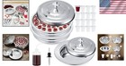 Elegant Stainless Steel Communion Set With Stackable Trays And Disposable Cups