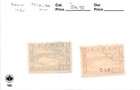 Iceland  Postage Stamp   c19-c20 Used  1934 Airplane  Air Post  ab 