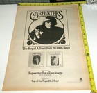 The Carpenters Vintage Original Concert Ad Advert 1971 Royal Albert Hall Sept 24