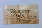 1977 Kentucky Derby  Program  Ticket  Seattle Slew  Churchill Downs Triple Crown