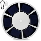 Solar Powered Flag Pole Light 26 Led Auto Active Super Bright Waterproof Usa