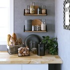 Wallniture Ponza 17  Wood Floating Shelves For Wall  Rustic